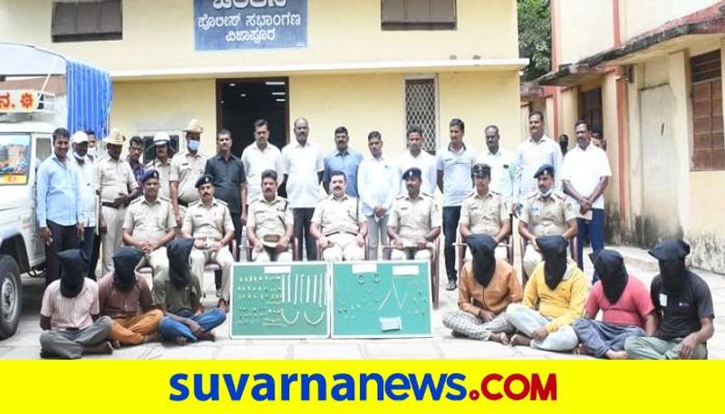 Seven Interstate Thieves Arrested in Vijayapura grg