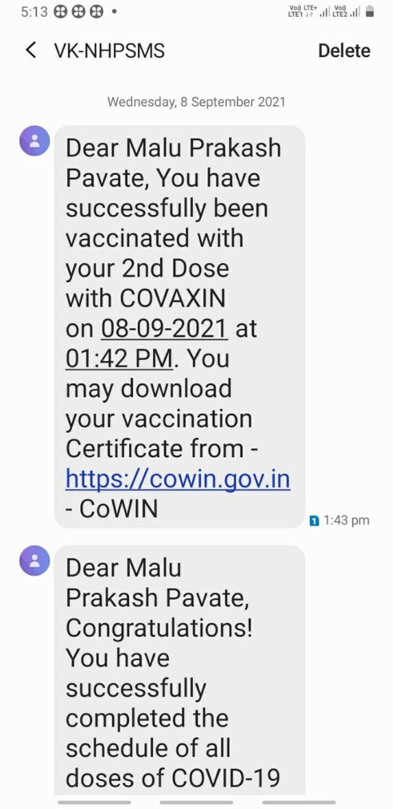 Distribution of Covid Vaccine in the Name of the Deceased in Bagalkot grg