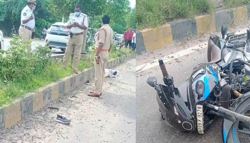 3 dead in a bike accident in vijayawada