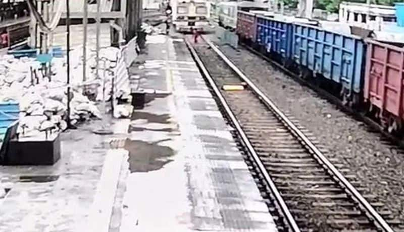 Maharashtra Cop Saves Woman From Being Run Over By Train