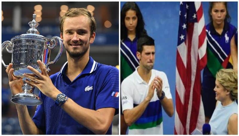 US Open Final: Russias Medvedev wins his 1st Grand Slam, Novak Djokovic in tears