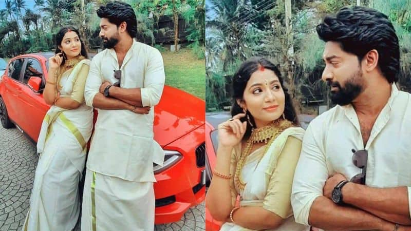 koodevide malayalam serial actor bipin jose shared onscreen marriage photo with clues about serial story line