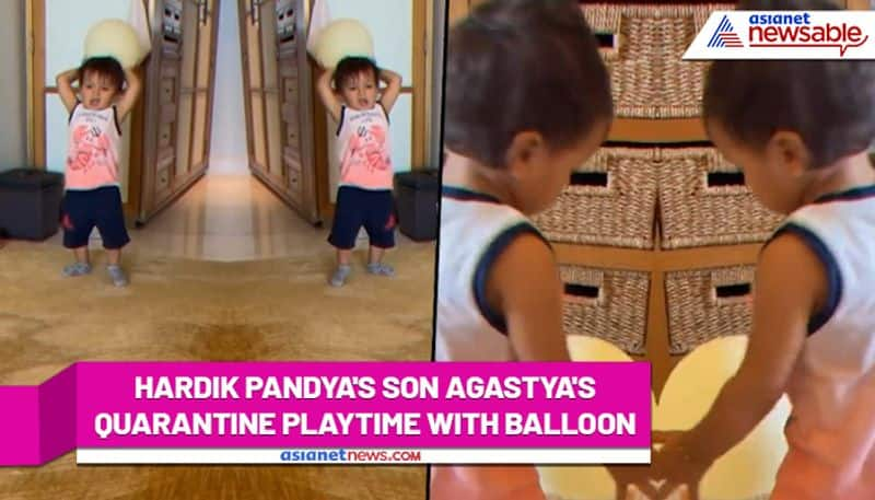 Heres how Hardik Pandya's son Agastya and wife Natasa Stankovic are quarantining in Abu Dhabi-ayh