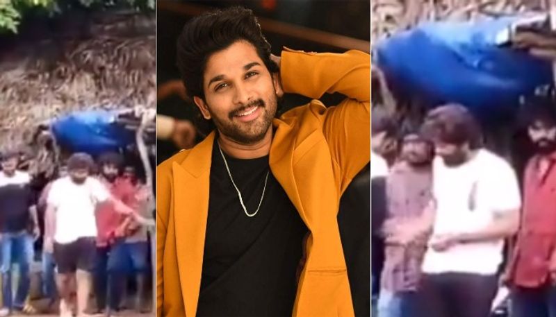 actor allu arjun eat street food in andhra pradesh