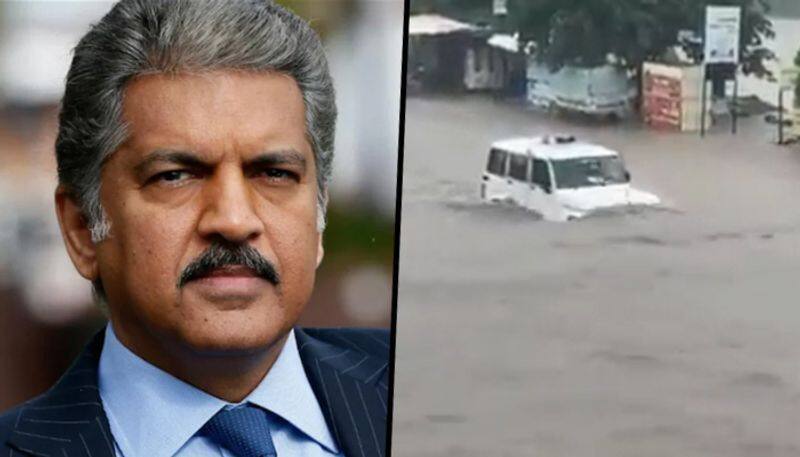 Anand Mahindra amazed at Bolero's water-wading capacity on flooded roads; watch video - gps