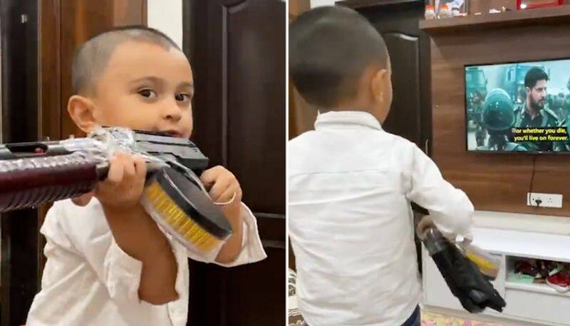 2-year-old boy imitates Sidharth Malhotra's patriotic dialogue from Shershaah; netizens love it-tgy