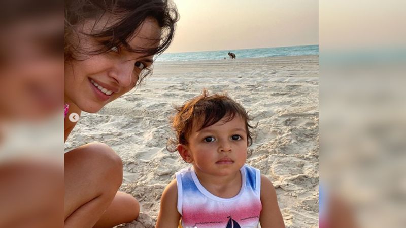 CUTENESS ALERT: Hardik Pandya's son Agastya enjoys cool outing with Natasa Stankovic in Dubai beach (WATCH)-ayh