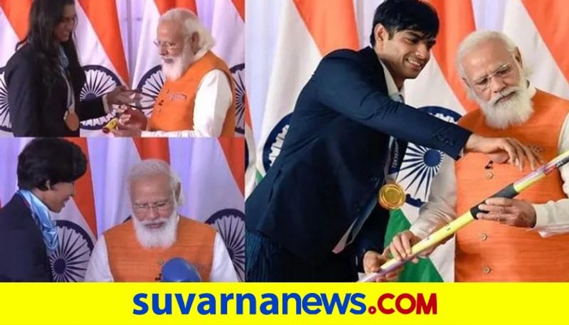 Lovlina Borgohain Boxing Gloves Neeraj Chopra Javelin Fetch Rs 10 Crore at e Auction of PM Modi Mementos kvn