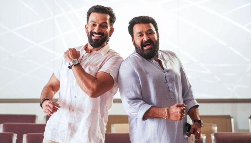 actor mohanlal share photos with prithviraj