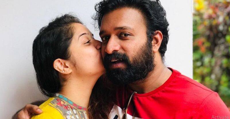 Actress and wife Shafna wishes serial santhwanam star Sajin a happy birthday