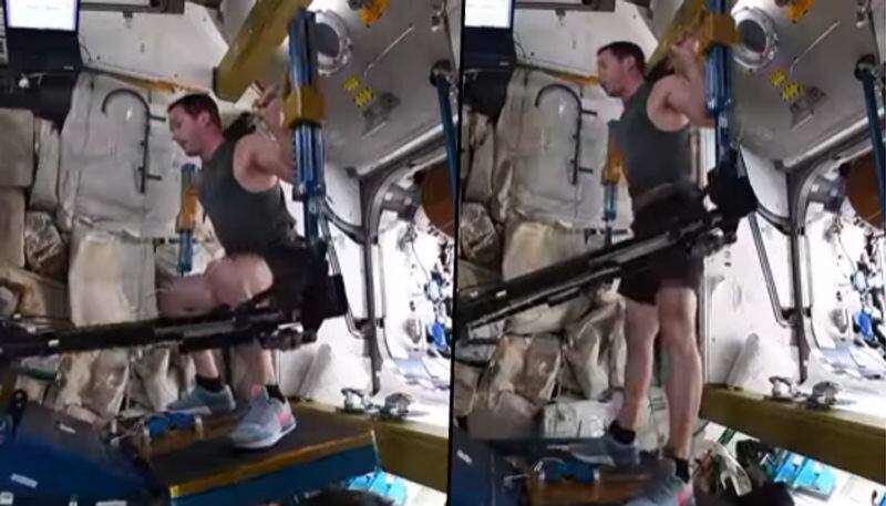 Astronaut Thomas Pesquet shared his workout routine in ISS; watch viral video - gps