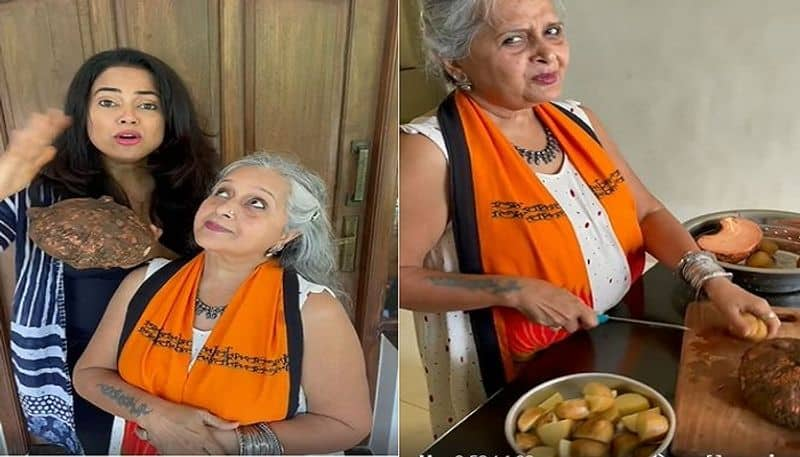 Sameera Reddy And Mom-In-Law Get Cooking With Two Yummy Recipes