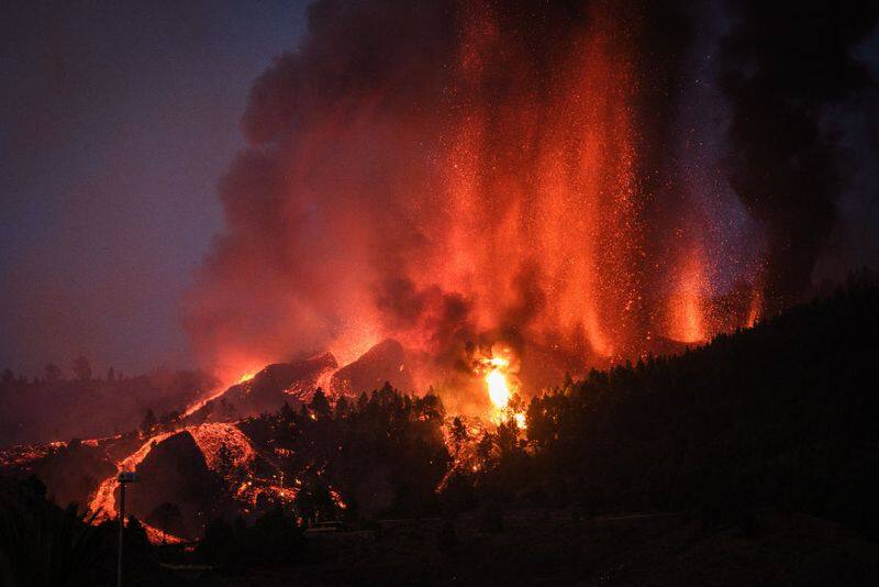 Spain Lava engulfs numerous homes as Canary Island volcano erupts gcw