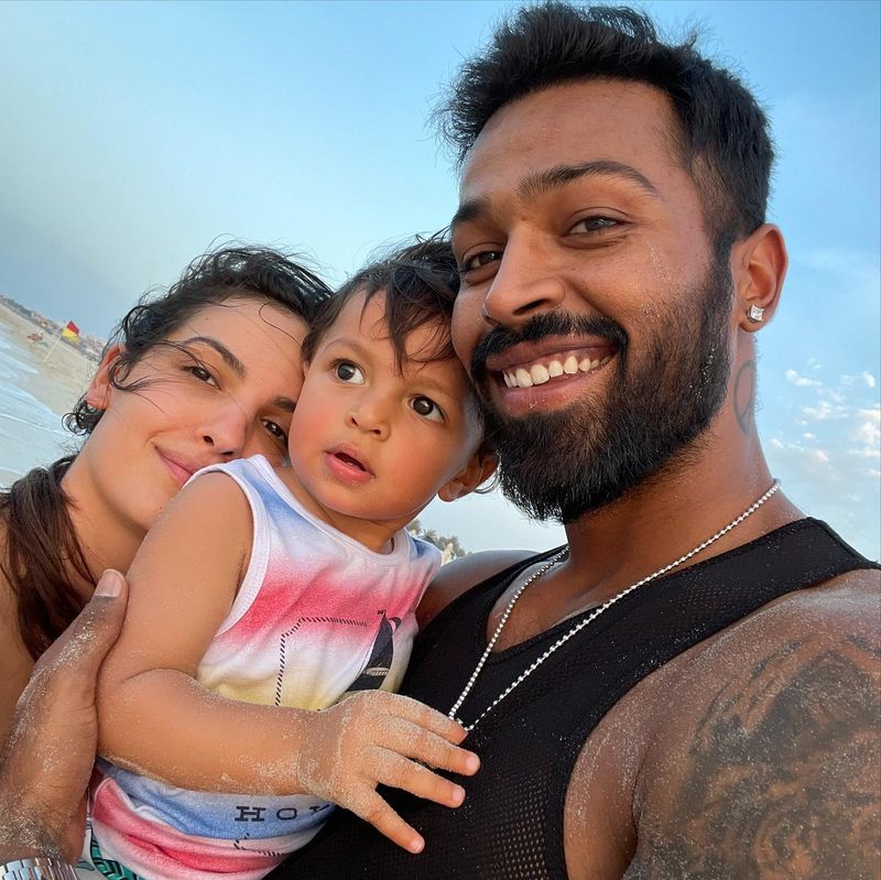 IPL 2021: Watch Hardik Pandya's adorable playtime with son Agastya, Natasa Stankovic flaunts latest fashion-ayh