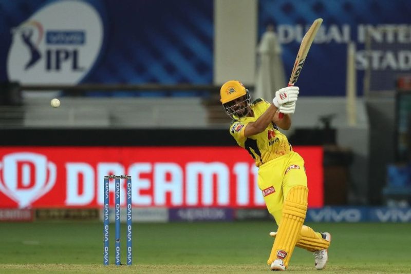 IPL 2021 Ruturaj Gaikwad century helps CSK to set 190 runs target to Rajasthan royals in Abu dhabi ckm