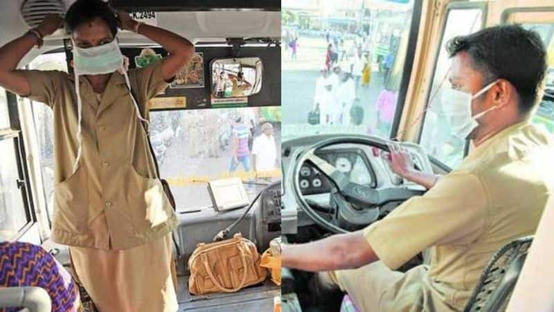 govt tranport employees strike in karaikudi