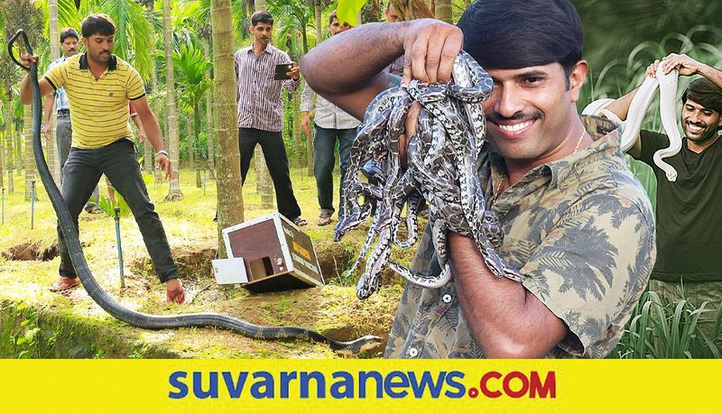 Sanke Kiran from Mangaluru saved more than 4800 snakes dpl