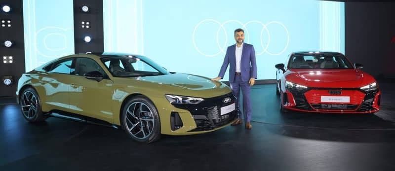 Audi India amps up electric vehicle drive with the launch of Indias first electric supercars