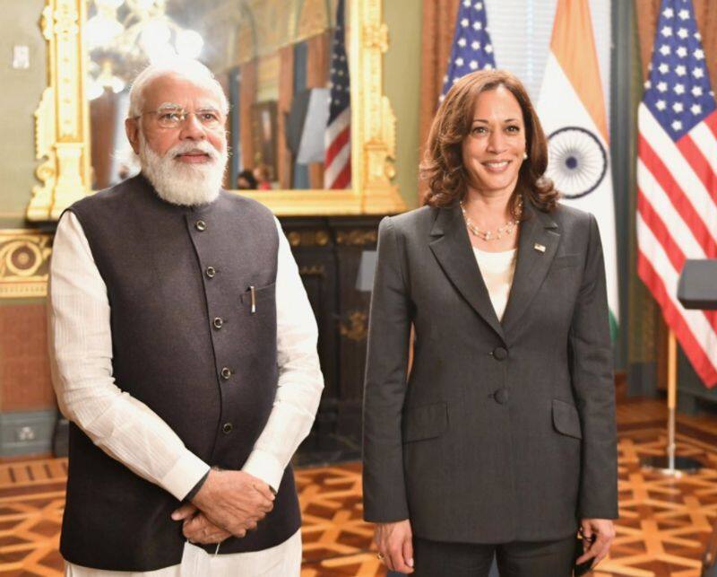 PM Modi praises Kamala Harris invites her to India calls her inspiration gcw