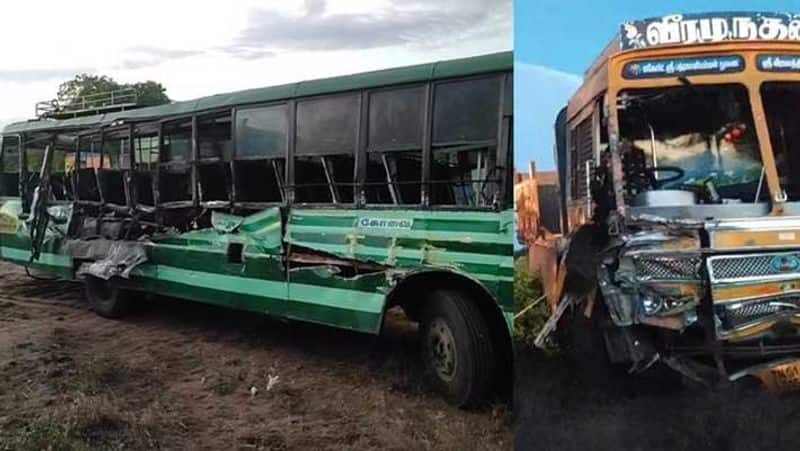 Government bus lorry collide...3 people dead