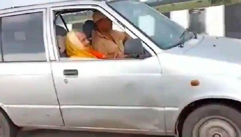 wow Amazing 90 year old Grandma drives Maruti 800 car video goes viral CM also praised