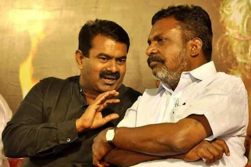 Arjun Sampath protests to arrest Thiruma and Seeman