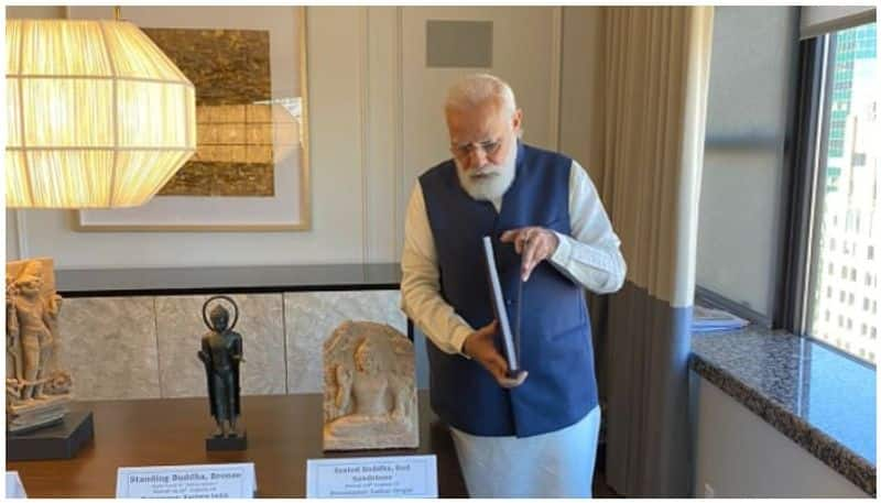 PM Modi to bring home 157 artefacts & antiquities from the US