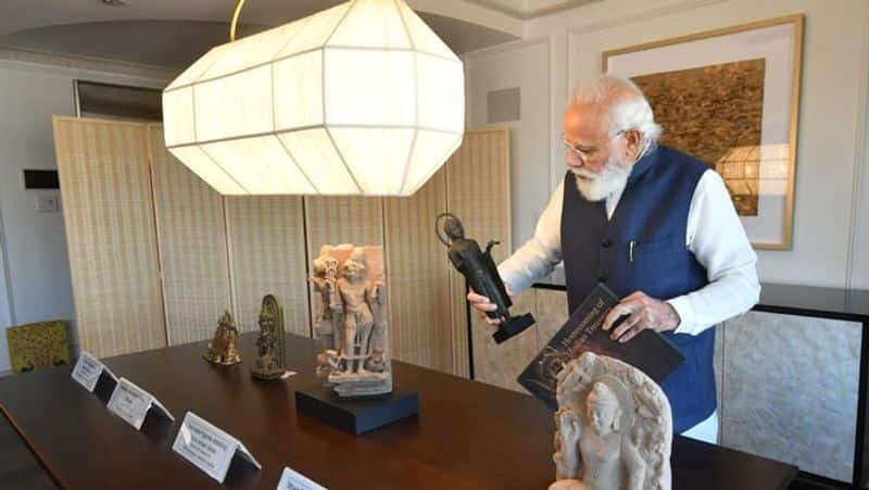 PM Modi brings home 157 artefacts from US over 200 returned since 2014 gcw