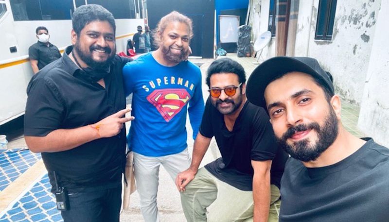 Prabhas Sunny Singh's latest selfie from the sets of Adipurush RCB