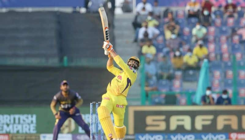 IPL 2021 CSK vs KKR Ravindra Jadeja gave Chennai Super Kings 2 wkts nail biter win