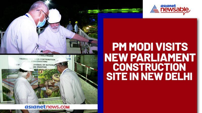 WATCH PM Modi surprise visit to new Parliament construction site