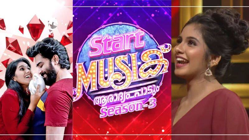 actress maneesha mahesh singing chinni chinni song in start music stage