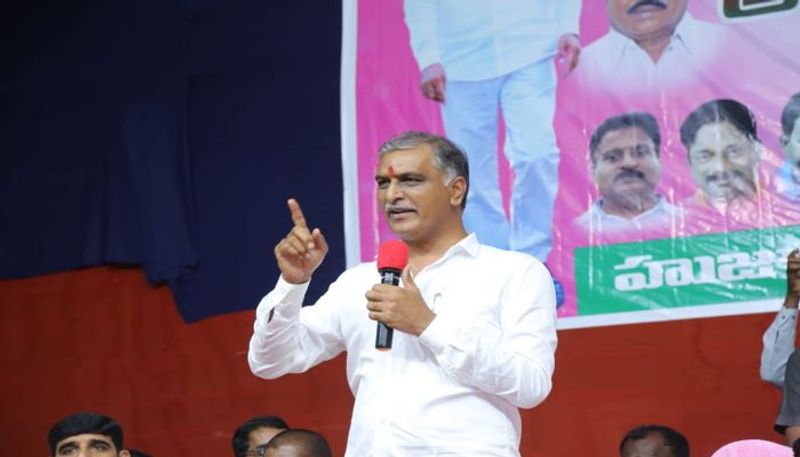 minister harish rao slams bjp over gas price in huzurabad bypoll campaign