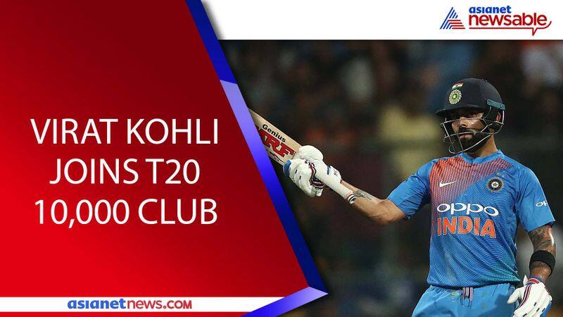 Virat Kohli joins T20 10,000 runs club