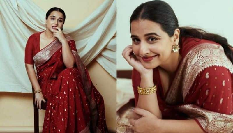 photos of Vidya Balan in  Banarasi saree