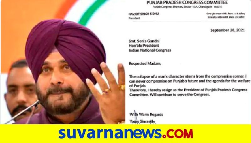 Punjab Congress chief Navjot Singh Sidhu resigns pod