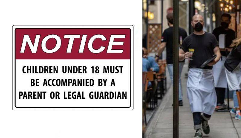 us restaurant denies entry for customers under 18