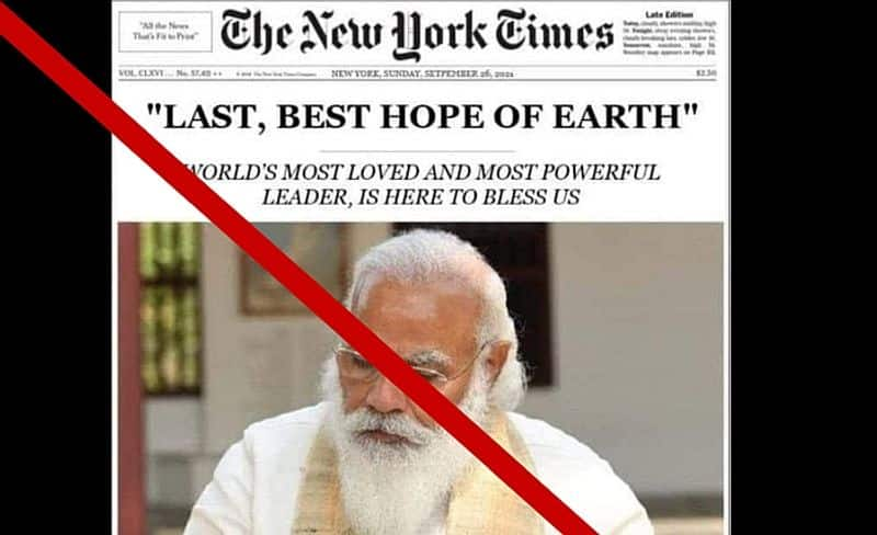 NYT clarifies it didn't call Modi last, best hope of earth; editorial questioned for double standard-dnm