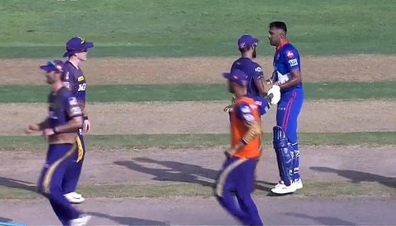 IPL 2021 Watch Video R Ashwin involved in heated exchange with Tim Southee