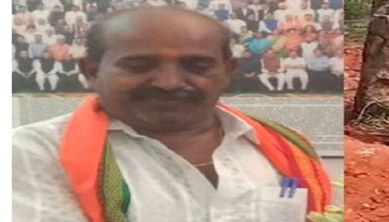 anekal bjp leader madesh dies over fell into road hole rbj