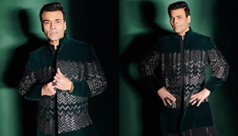 Karan Johar sets fashion goals for men in Manish Malhotra outfits