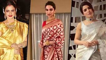 పండగవేళ చీరలో మెరవాలా..? ఈ ముద్దుగుమ్మల స్టైలింగ్ ఎంచుకోండి..!