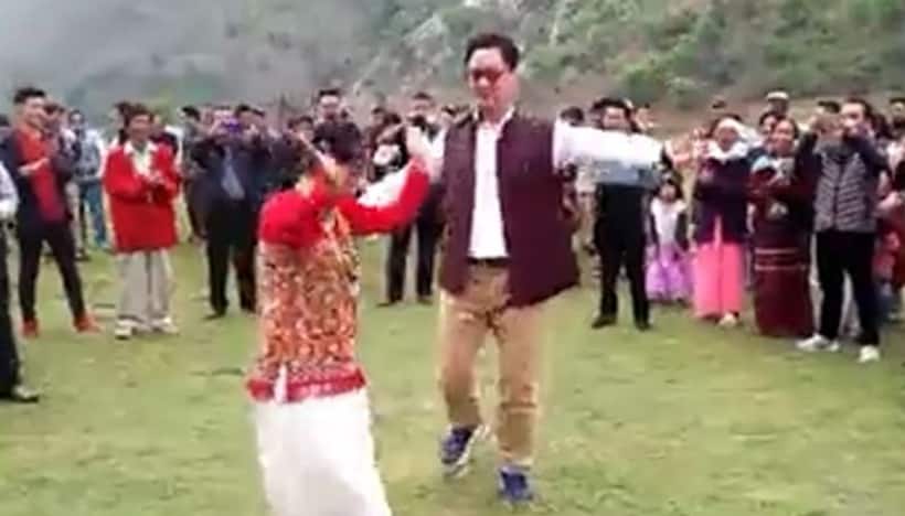 PM Modi impressed with Kiren Rijiju’s dancing skills, calls him ‘decent dancer’