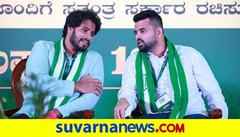 Me and nikhil kumaraswamy are same says Hassan mp prajwal revanna rbj