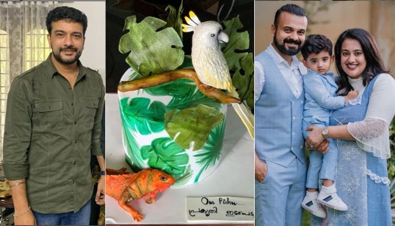 actor kunchacko boban sent beautiful cake to ramesh pisharody