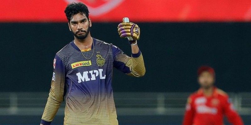 IPL 2021:Kolkata Knight Riders set 166 runs target for Punjab Kings