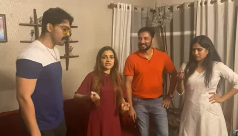 Birthday surprise given by friends at midnight Video shared by Rimi Tommy