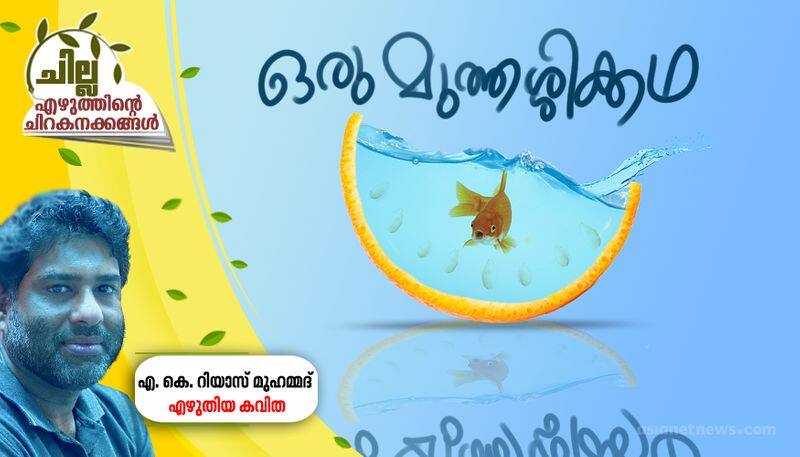 chilla malayalam poem by AK RIyas Muhammad