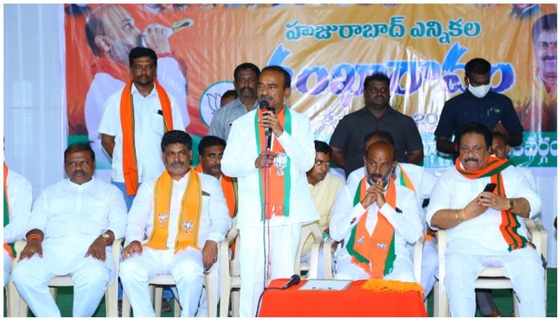 bjp leader eatala rajender sensational comments on cm kcr in huzurabad byElection campaign