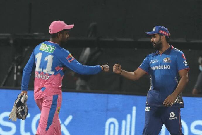 IPL 2021, MI vs RR, দুই দলে চার পরিবর্তন, ডু অর ডাই ম্য়াচে টসে জিতে বোলিংয়ের সিদ্ধান্ত রোহিতের